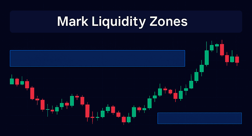 Mark liquidity zones