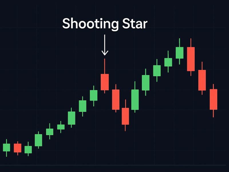 Shooting Star Candle Stick