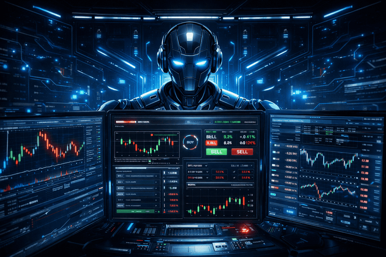 automated crypto trading bot executing trades